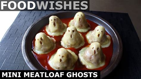 Mini Meatloaf Ghosts Halloween Meatloaf Food Wishes YouTube