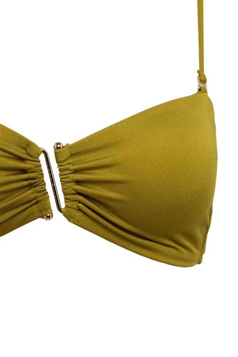 Haki Kadın Fall in Love Regular Fit Bikini Üstü 3102594 DeFacto