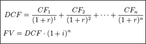 Present Value Of Future Cash Flows Example