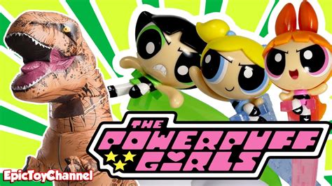 Powerpuff Girls Cartoon Network Battle Dinosaur In Real Life For New