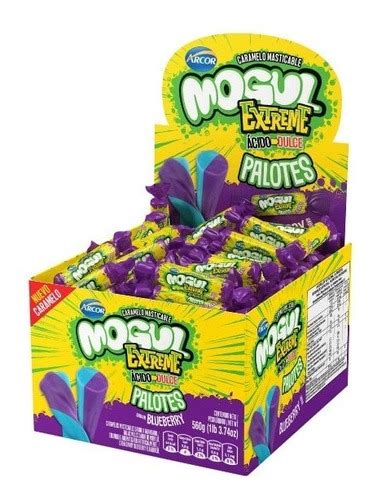 Caramelos Mogul Extreme Palotes Blueberry Acido Dulce Mercadolibre