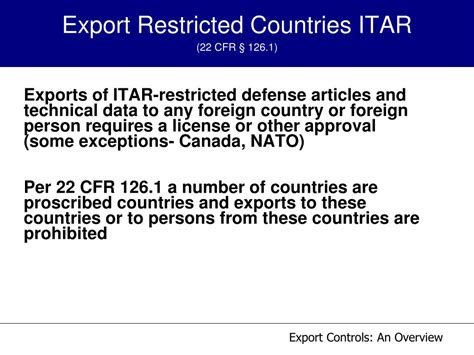 Ppt Export Controls An Overview Powerpoint Presentation Free Download Id 5176192