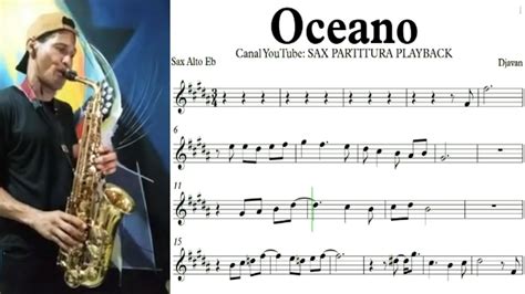 Oceano Djavan Partitura Sax Alto Cover Youtube