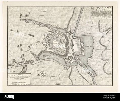 Charleroi map; Plan the Charleroy. Map with a map of the city of ...