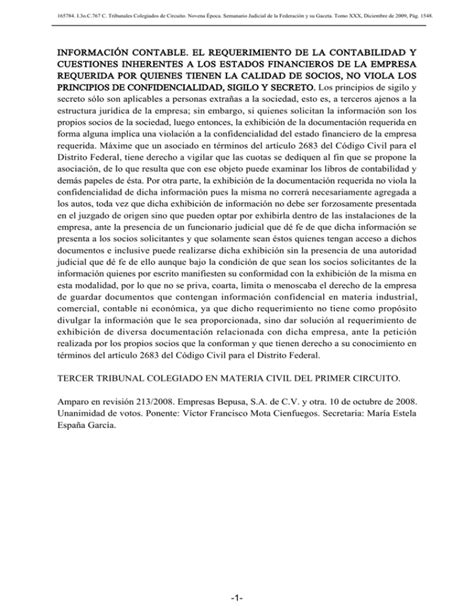 información contable el requerimiento de la contabilidad y