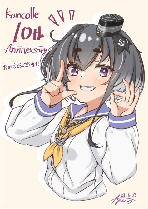 時津風艦これ 「艦これ10周年おめでとうございます艦これ10周年 」ayumanご依頼andskeb募集中のイラスト