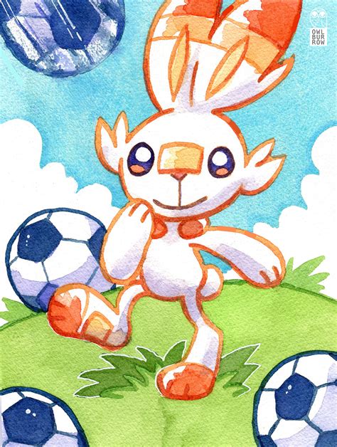 Scorbunny Soccer By Owlburrow On Deviantart