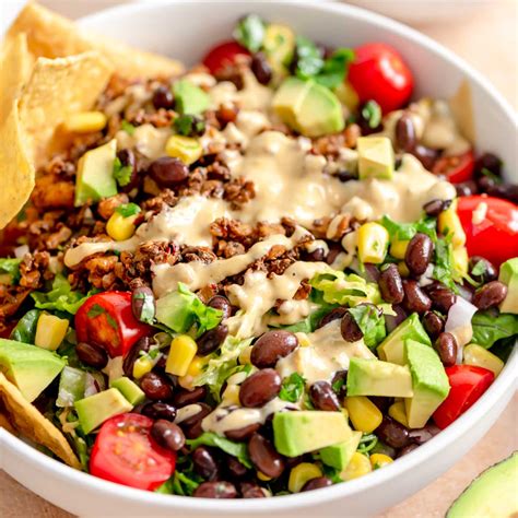 Vegan Taco Salad Running On Real Food