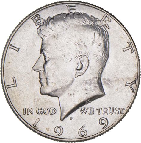 1969 Kennedy Silver Half Dollar Brilliant Uncirculated