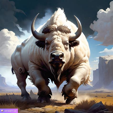 American White Bison Guardian by Sostitanic1912 on DeviantArt