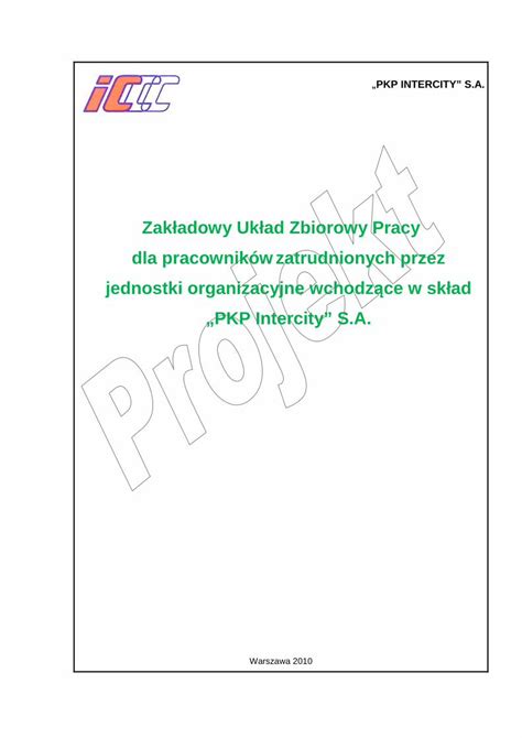 Pdf Zak Adowy Uk Ad Zbiorowy Pracy Dla Pracownik W Zak Adowy