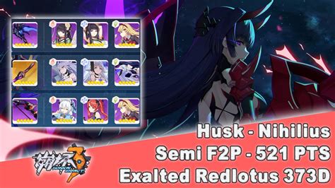 Honkai Impact 3 SEA Semi F2P Gear Exalted Redlotus 373D Husk