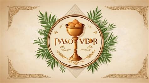 Premium Vector Happy Passover Greeting Vector Illustration