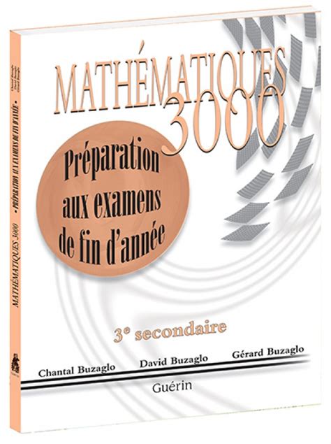 Mathematique 3000 Secondaire 1