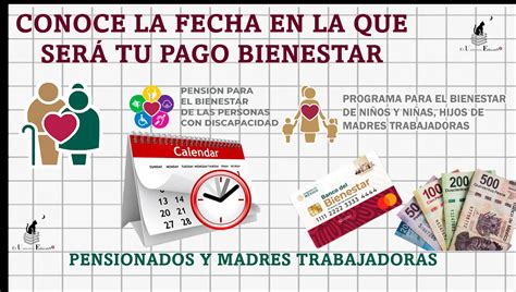 ≫ Conoce La Fecha En La Que SerÁ Tu Pago Bienestar Pensionados Y Madres Trabajadoras ️【 Enero