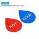 Self Stick Hot Cold Water Label Drop Shape Signs Red Blue Bed Bath Beyond 39075114