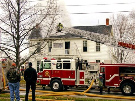 Fire Ravages Historic House In Ofallon