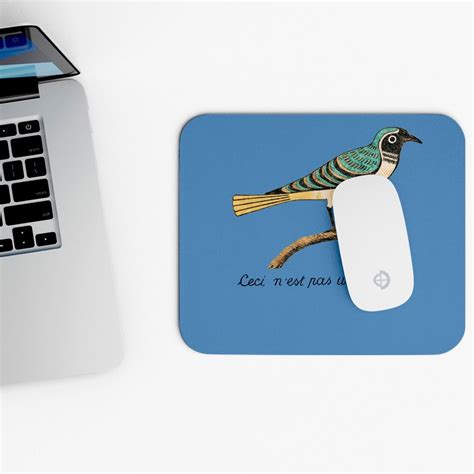 Birds Arent Real Ceci Nest Pas Un Oiseau Mouse Pads Sold By Lecture