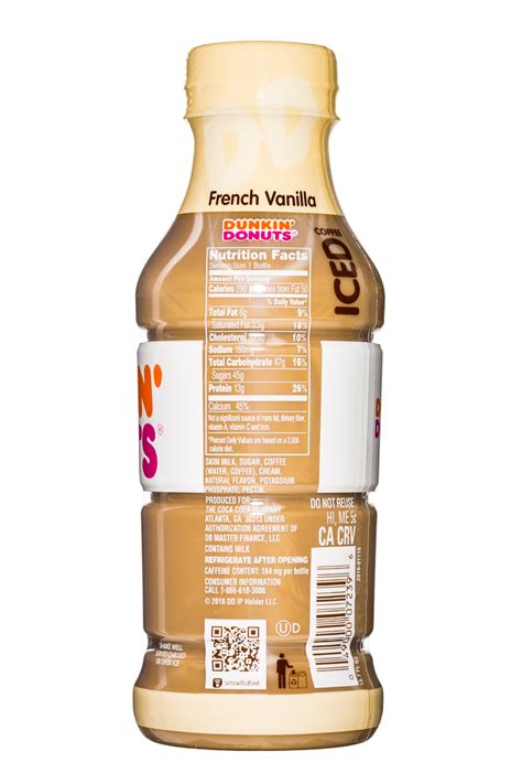 French Vanilla | Dunkin Donuts Iced Coffee | BevNET.com Product Review ...