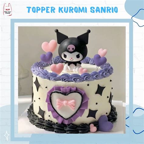 Jual Hiasan Kue Cake Topper Kuromi Sanrio Toper Kuromi Sanrio 3D My