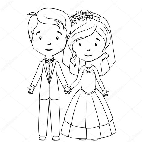 Risultati Immagini Per Disegni Sposi Da Colorare Coloriage Mariage