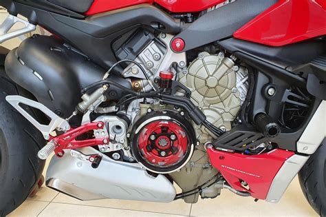 Clear Oil Bath Clutch Cover Ducati Panigale V Streetfighter V Bicolor