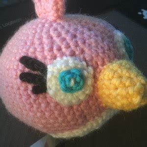 Solmuteoriaa Angry Birds Stella Crochet Pattern