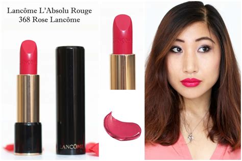 Beauty Swatch Book: Lancôme L'Absolu Rouge - 368 Rose Lancôme Review ...