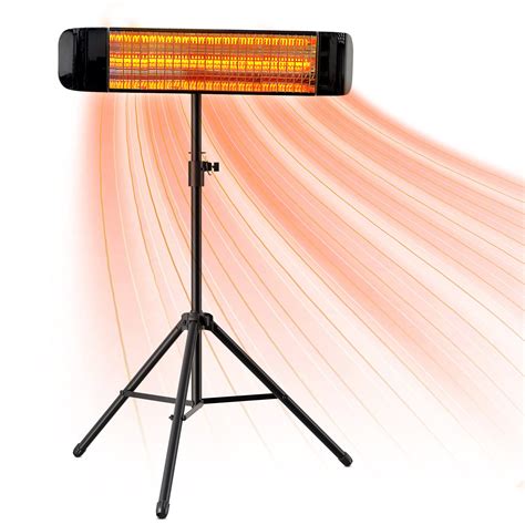 Paraheeter Watt Electric Standing Patio Heater Reviews Wayfair