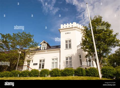 Gimli building, Laekjargata, Reykjavik, Iceland Stock Photo - Alamy