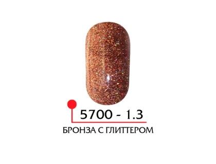 Купить Цветная акриловая пудра - бронза с глиттером в официальном ...
