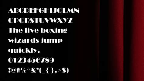 Broadway Font Free Download