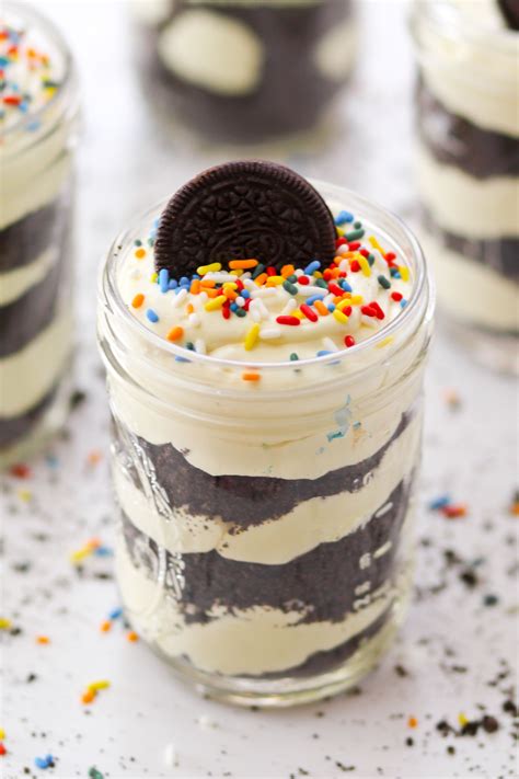 Oreo Parfaits Image Oreo Parfait Oreo Dessert In A Jar