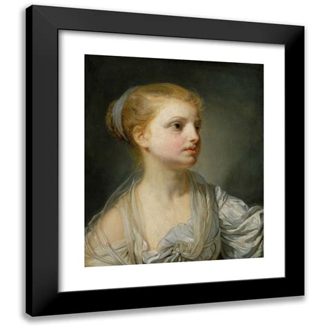 Jean Baptiste Greuze X Black Modern Framed Museum Art Print Titled