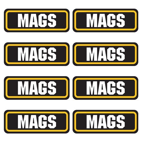 Mags Ammo Sticker 8 Pack Az House Of Stickers