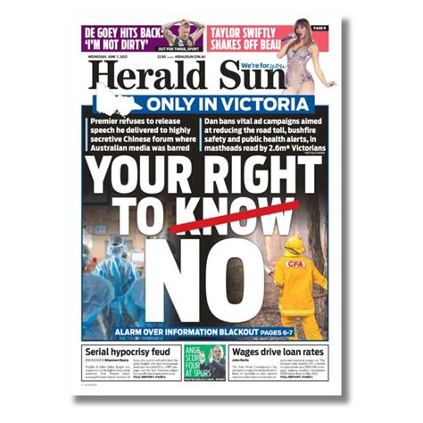 Victorian Governments Newspaper Ad Ban An Act Of Spite News Corp