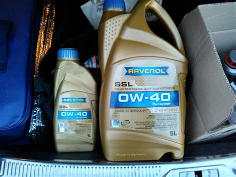 Ravenol ssl 0w-40 или очередные эксперименты — Skoda Superb Mk2, 1,8 л ...