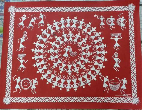 Warli Art By Dilip Puranik Worli Painting Pokemon Art Tribal Art