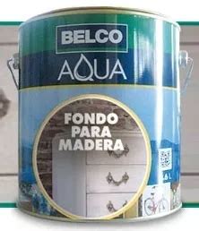 Fondo Para Madera Blanco Mate Belco Aqua Litros Meses Sin Intereses