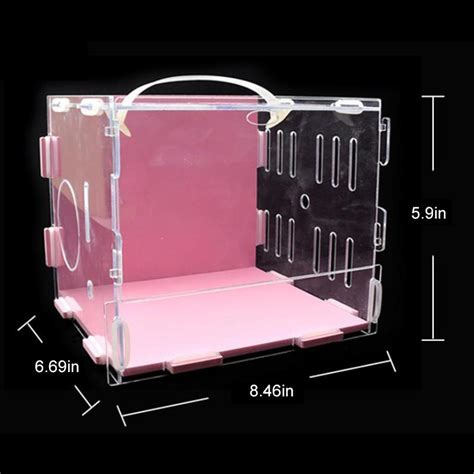 Clear Hamster Cage with Accessories