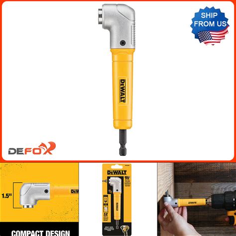 DEWALT Right Angle Magnetic Attachment Impact Hex Shank Driver Drill