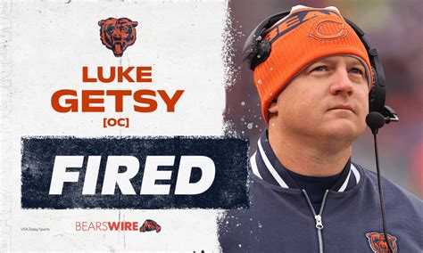 Chicago Bears Fire Oc Luke Getsy Qb Coach Andrew Janocko