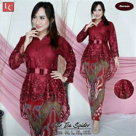 Jual NEW SET KEBAYA MODERN ICA SPIDER KEBAYA WISUDA KEBAYA PESTA