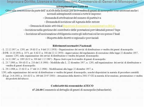 Impresa E Diritto Licenze E Autorizzazioni Per Aprire Impresa E