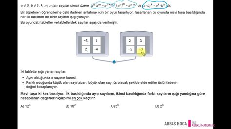 Lgs Rnek Sorular Sl Sayilar Youtube