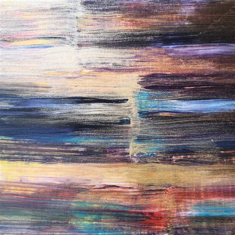 Good vibes paintingAbstract painting on canvasWarm colors | Etsy