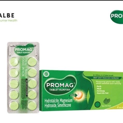 Jual Promag Tablet Obat Sakit Maag Dan Kembung Blister Tablet