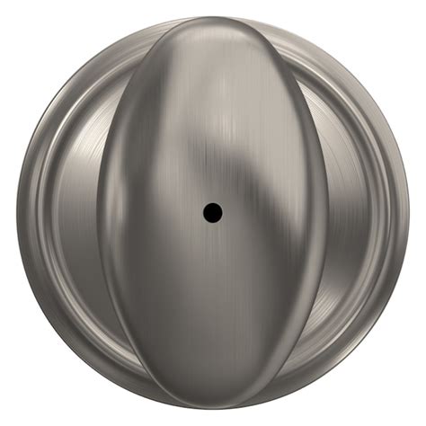 Schlage Siena Satin Nickel Interior Bedbath Privacy Door Knob F40 V Sie 619 At