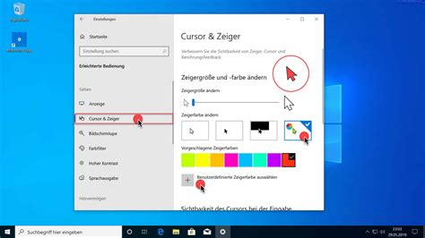 Farbe und Größe des Mauszeiger unter Windows 10 ändern Windows FAQ