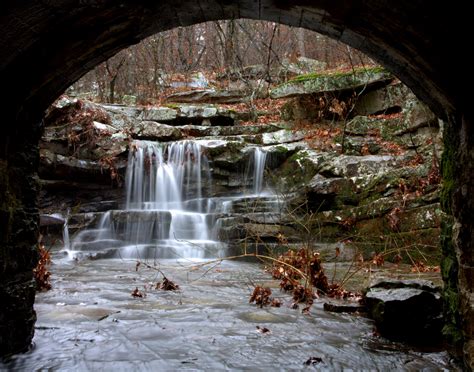 Hardy Falls Is One Of The Other Sights To See Around Arkansas' Mount ...